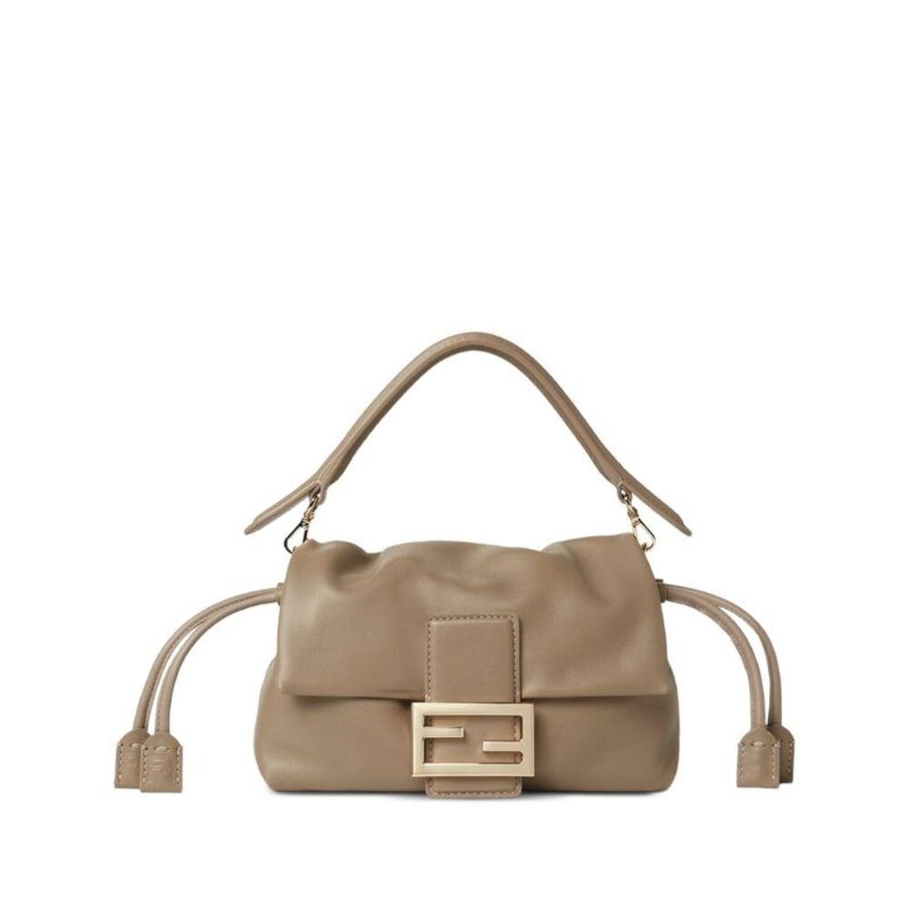 Fendi Women Baguette Small Leather Handbag